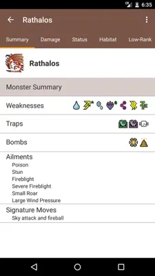 MH4U Database android App screenshot 6