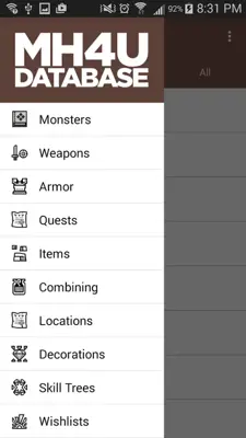 MH4U Database android App screenshot 7